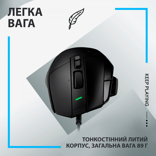 Фото - Уцінка - Миша дротова ігрова Logitech G502 X USB Black (910-006138)