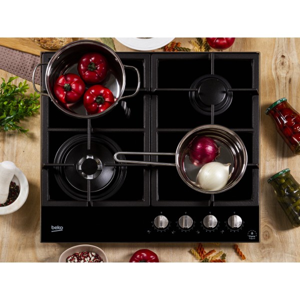 Фото - Варильна поверхня газова Beko HILW64325SB