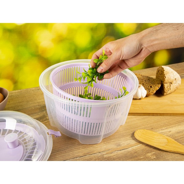 Фото - Сушка для салата ARDESTO Fresh 4.4 л Lilac (AR1603LP)