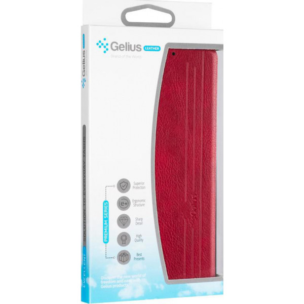 Фото - Чохол для смартфону Gelius Book Cover Leather New for Samsung A725 (A72) Red (84350)