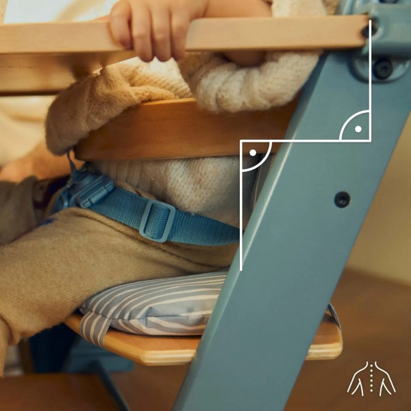 Фото - Стільчик для годування класичний Kinderkraft Enock Nordic Breeze (KHENOC00NOR0000)