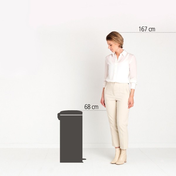 Фото - Бак для сміття з педаллю Brabantia 30 л 149962