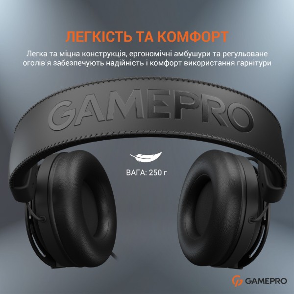 Фото - Гарнітура дротова ігрова GamePro HS1050