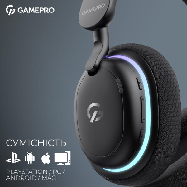 Фото - Гарнітура бездротова ігрова GamePro Asgard Bragi (HSW250B)