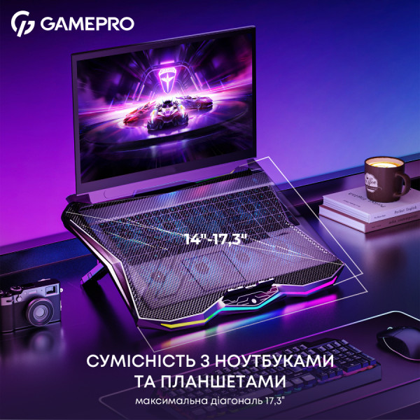 Фото - Подставка под ноутбук охлаждающая GamePro CP680