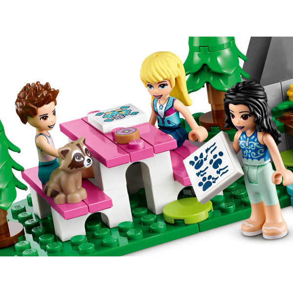 Фото - Конструктор LEGO Friends Лісовий будинок на колесах і вітрильника (41681)
