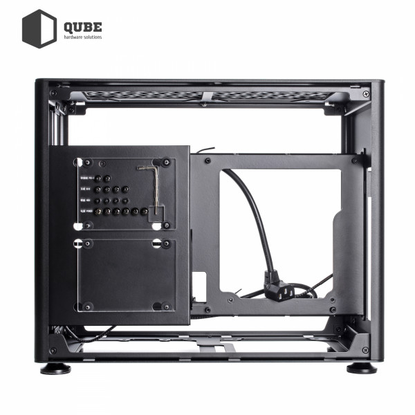 Фото - Корпус QUBE A4 Aluminum Black (QBA4I_WBNU3)