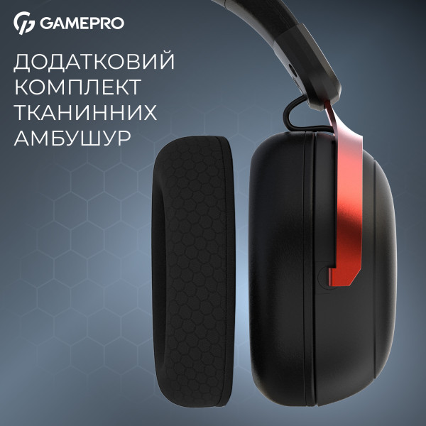 Фото - Гарнітура бездротова ігрова GamePro Asgard Freya Pro (HSW201BR)