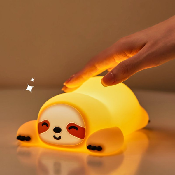 Фото - Нічник дитячий VALESO Лінивець A046 жовтий