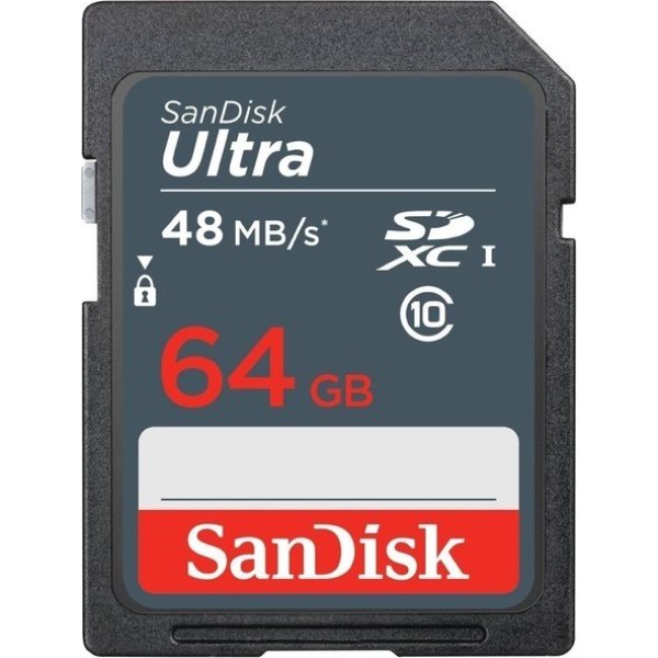 Фото - Карта памяти SanDisk Ultra SDXC 64GB Class 10 UHS-I (SDSDUNR-064G-GN3IN)