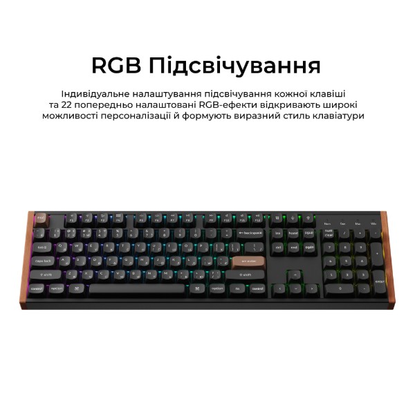 Фото - Клавіатура бездротова Keychron K10 HE Magnetic Switch Black RGB (K10H-F1-UA)