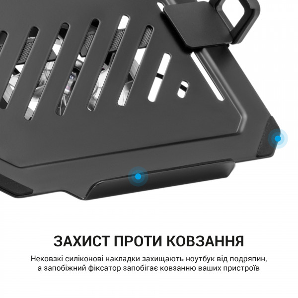Фото - Підставка під ноутбук охолоджуюча OfficePro LH474B Black