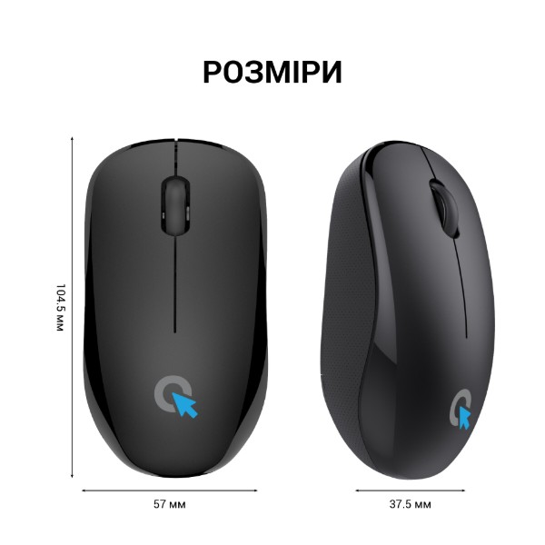 Фото - Мышь беспроводная OfficePro M183 Black