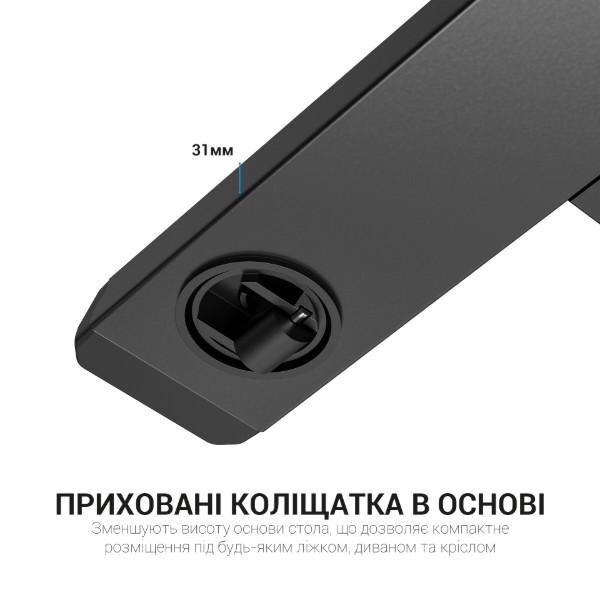 Фото - Стіл комп'ютерний OfficePro ODM366BK Black