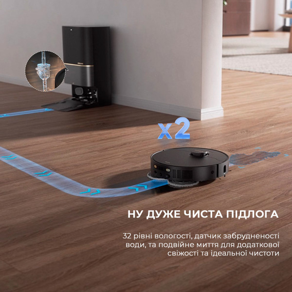 Фото - Робот-пылесос моющий Dreame Bot X40 Ultra Black (RLX63CE-Bl)