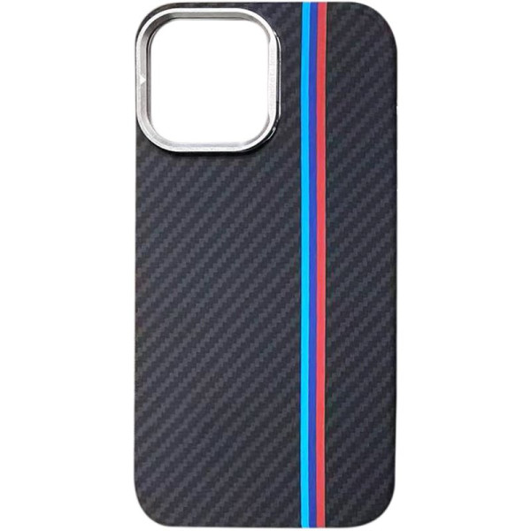 Фото - Чехол для смартфона Gelius Carbon Case Camera Stand (MagSafe) for iPhone 17 Air Charcoal Classic Stripes (101895)