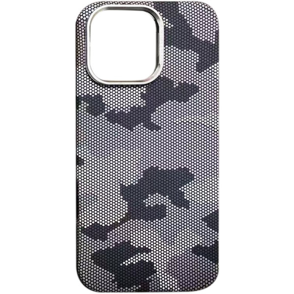 Фото - Чехол для смартфона Gelius Carbon Case Camera Stand (MagSafe) for iPhone 17 Military Grey (101905)