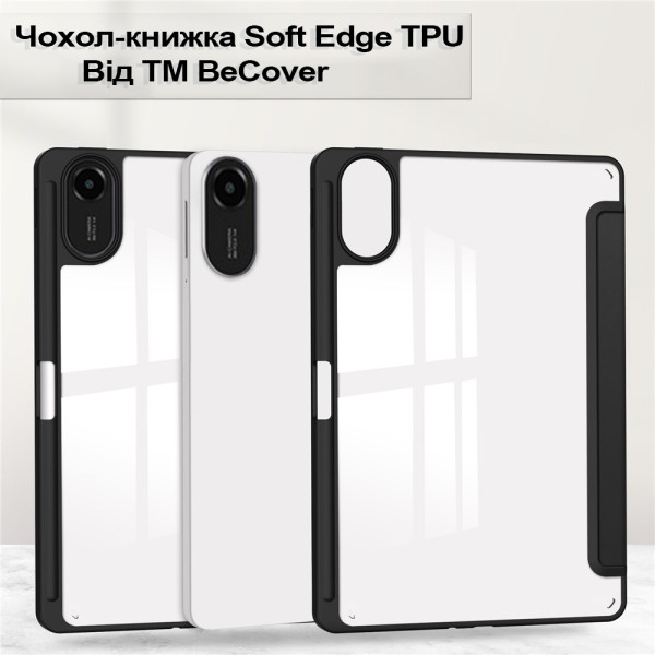Фото - Чохол для планшета BeCover Soft Edge з кріпленням для стілусу for Xiaomi Redmi Pad 2 11.0" Black (713656)