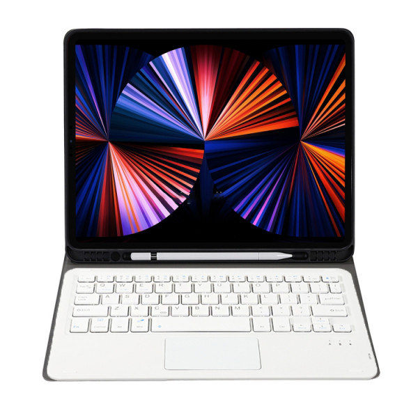 Фото - Чохол-клавіатура для планшета BeCover з бездротовою клавіатурою (TouchPad) for Apple iPad Air 13'' (M2)/iPad Air 13'' (M3) Dark Green (712603)