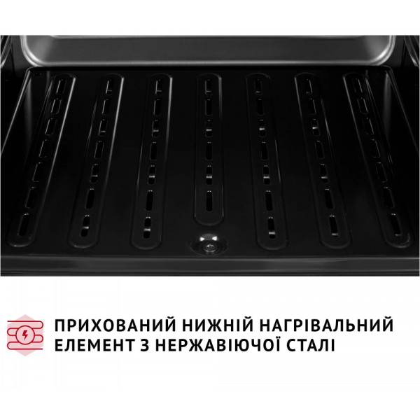 Фото - Піч електрична Perfelli TRIMO 48 RED