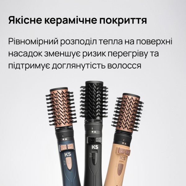 Фото - Фен-щетка KS 4in1H302 Black (150010)