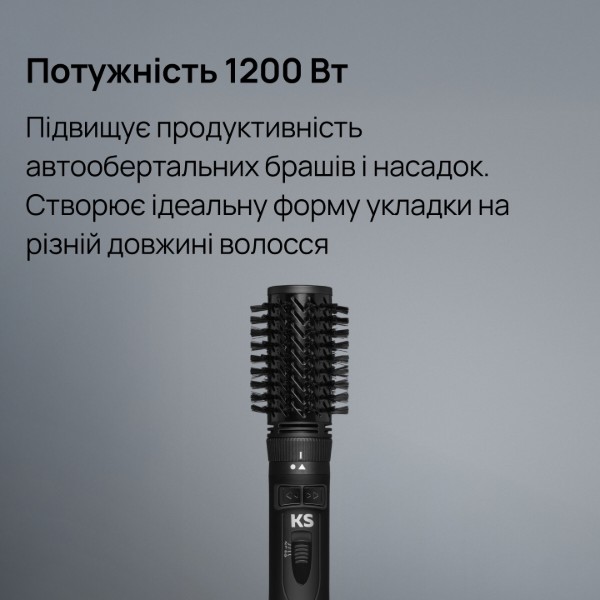 Фото - Фен-щетка KS 4in1H302 Black (150010)
