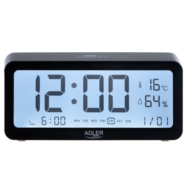 Фото - Термогигрометр Adler AD 1195 Black