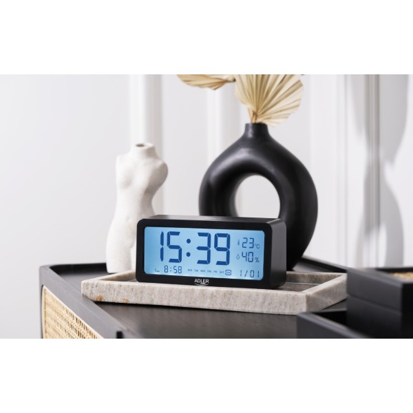 Фото - Термогигрометр Adler AD 1195 Black