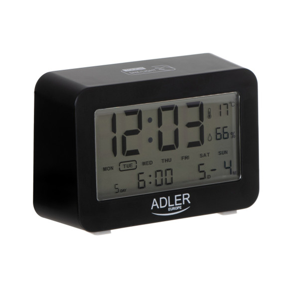 Фото - Термогігрометр Adler AD 1196 Black