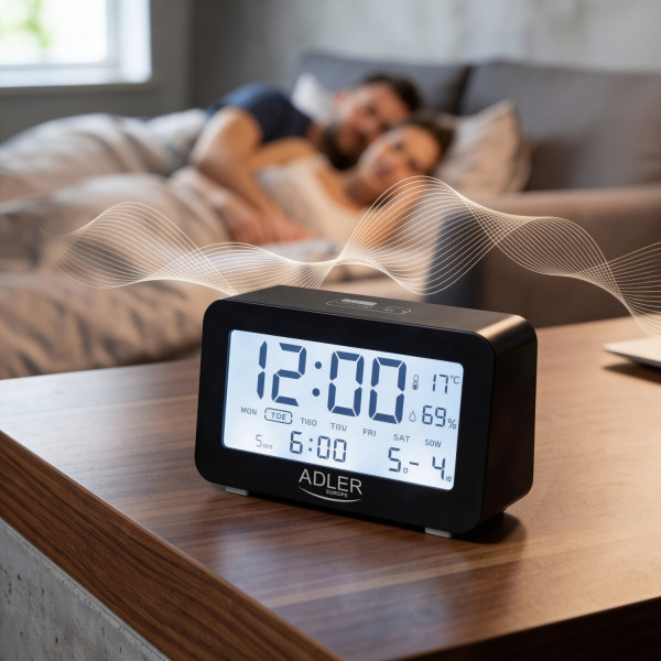 Фото - Термогігрометр Adler AD 1196 Black