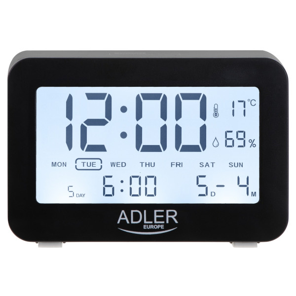 Фото - Термогігрометр Adler AD 1196 Black