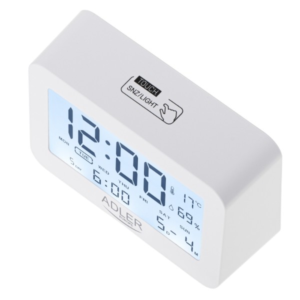 Фото - Термогигрометр Adler AD 1196 White