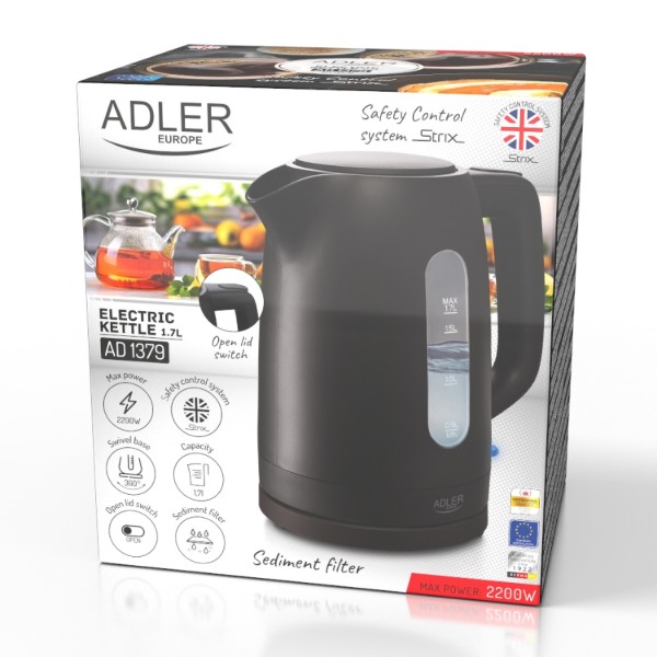 Фото - Электрический чайник Adler AD 1379 Black