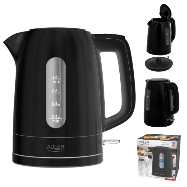 Фото - Электрический чайник Adler AD 1380 Black