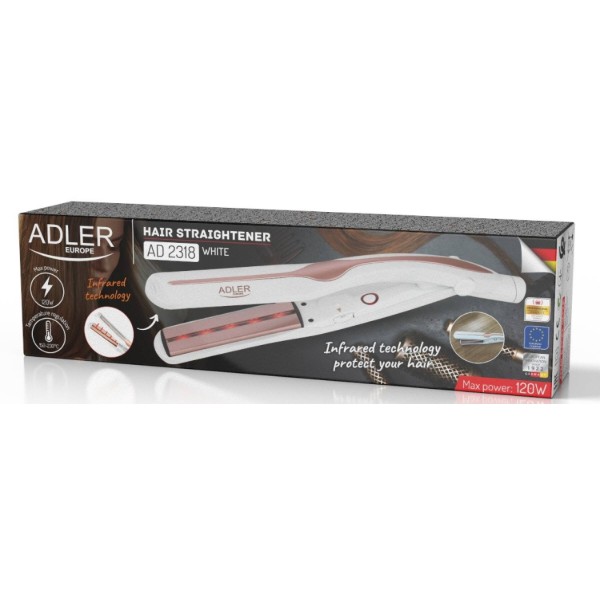 Фото - Вирівнювач волосся Adler AD 2318 White