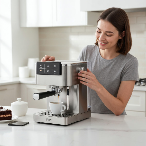 Фото - Кавоварка ріжкова Adler AD 4390