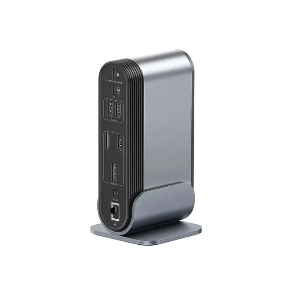 Фото - Хаб USB Baseus UnionJoy 17-Port Triple-Display Docking Station Space Grey (B00532304811-00)