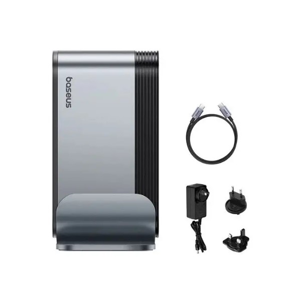 Фото - Хаб USB Baseus UnionJoy 17-Port Triple-Display Docking Station Space Grey (B00532304811-00)