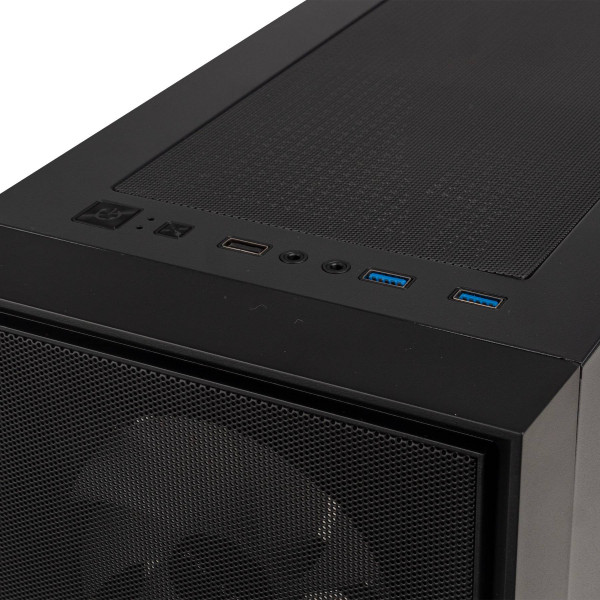 Фото - Корпус ProLogix E107 Tempered Glass Black без БП
