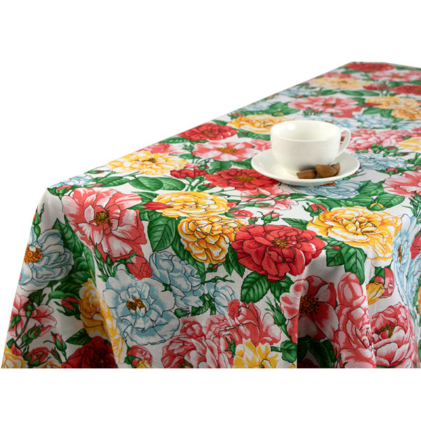 Фото - Скатертина квадратна Руно 150х150 (231.114_Троянди_1)