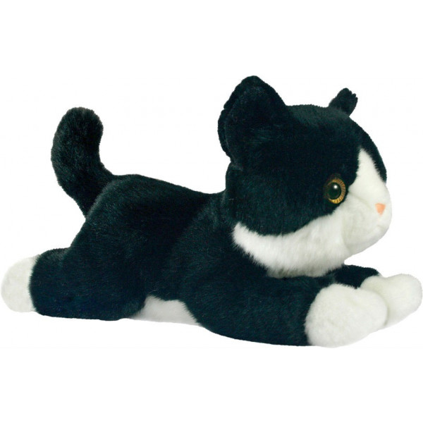 Фото - М'яка іграшка Aurora Кошеня чорно-білий 25 см (150224B)