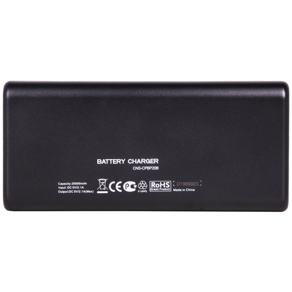 Фото - Батарея мобильная Canyon 20000mAh Smart IC Black (H2CNSCPBP20B/CNS-CPBP20B)