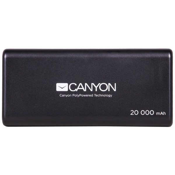 Фото - Батарея мобильная Canyon 20000mAh Smart IC Black (H2CNSCPBP20B/CNS-CPBP20B)