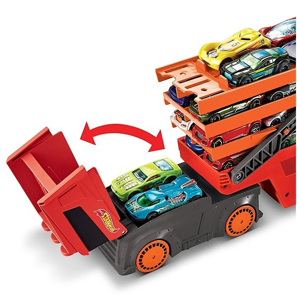 Фото - Далекобійники Hot Wheels Вантажівка-транспортер (GHR48)