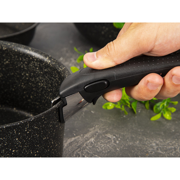 Фото - Набор посуды со съемной ручкой Tefal L6719452 Ingenio Authentic 6 пр