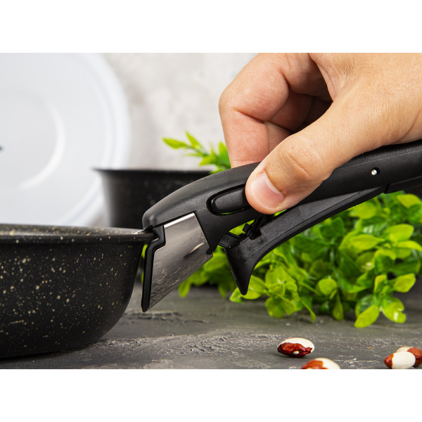 Фото - Набор посуды со съемной ручкой Tefal L6719452 Ingenio Authentic 6 пр