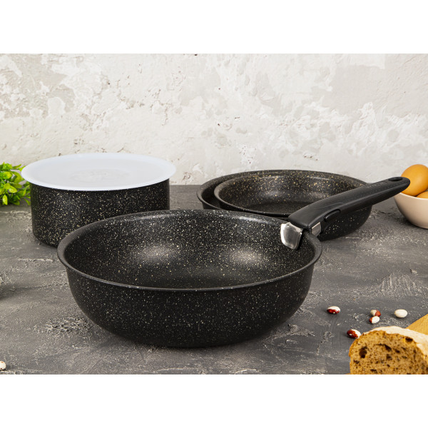 Фото - Набор посуды со съемной ручкой Tefal L6719452 Ingenio Authentic 6 пр