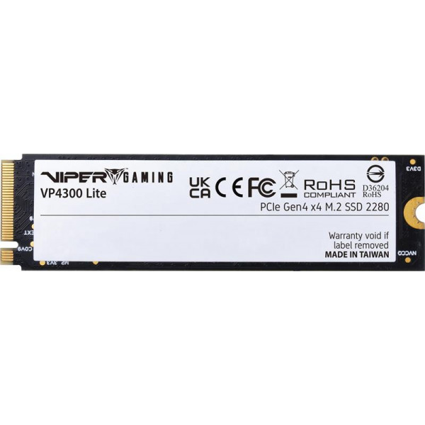 Фото - SSD-накопичувач внутрішній Patriot 4TB Viper VP4300 Lite M.2 2280 PCIe 4.0 x4 NVMe TLC (VP4300L4TBM28H)