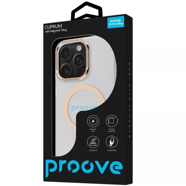 Фото - Чохол для смартфону Proove Cuprum Case with Magnetic Ring iPhone 15 Pro Black (PCCMIP15P002)