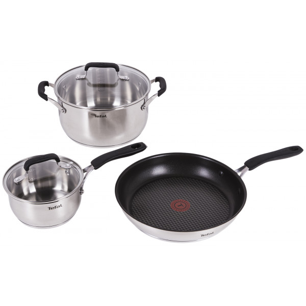 Фото - Набір посуду Tefal G7155S14 Cook & Cool 5 пр сковорода 28 см, 16/24 см